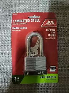 Ace 2in x 2in High Security Lock- Keys Included - Picture 1 of 2