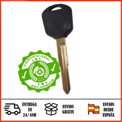 ✅ Blank key Compatible wit▷ CBR1000RR, CBR600RR, CB900 ST1300 , left double slot - Imagen 1 de 4