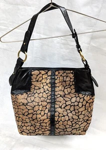 Borsa a mano Charlie Lapson - borsa hobo con cerniera marrone/nero - Foto 1 di 5