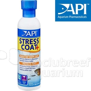 (3) x Stress Coat + Plus w/Aloe Aquarium Tap Water Conditioner API 8oz exp 05/23 - Picture 1 of 2