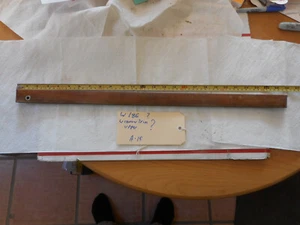 Mercedes Benz Adenauer W186 Upper Wooden Right Rear Door Window Trim .......A-15 - Bild 1 von 12