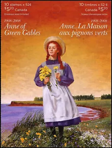 Canada Stamp Booklet - #BK380 Anne of Green Gables (2008) 10 x 52¢ Booklet of... - Picture 1 of 1