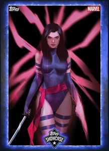 Psylocke #9 Topps Showcase Psylocke Purple - Topps Marvel Collect Digital card - Picture 1 of 9