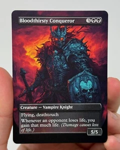Bloodthirsty Conqueror Proxy Card with Custom designed art - Picture 1 of 2