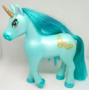 Dream Bella kleines Einhorn Meer Glas 6" Figur mit irisierender Mähne & Schwanz - Bild 1 von 4