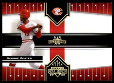 2005 Donruss Champions Impressions Gold Baseball Card #351 George Foster /50