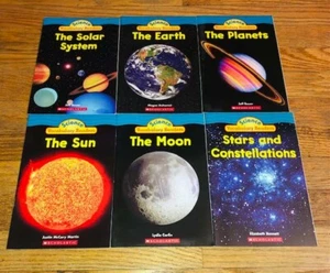 Lot of 6 Science Vocabulary Reader Nonfiction Space Solar System Moon Sun Earth - Picture 1 of 1