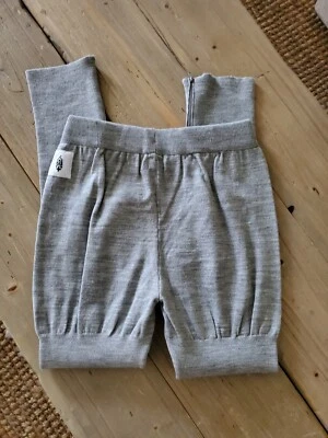 Free People Leggings Gruesos Punto Gris Cálido con Cremalleras Talla XL TG Foto 1 de 4