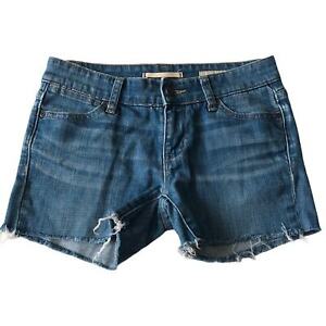 Gap Womens Jean Shorts Size 1 Limited Edition Hand Made Cut Off Blue Jean Shorts