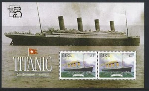 Irlanda 1999 Titanic Hoja Miniatura con Resello Nuevo sin Montar, MNH - Imagen 1 de 1