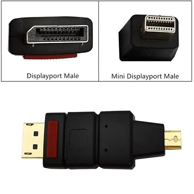 Display Port DP Male to Mini Display Port Male Connector Mini DP Cable Adapter - Image 1 of 4
