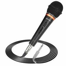 Microphone portable professionnel dynamique vocal Hotec avec câble détachable 19 pieds 