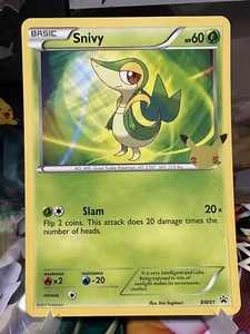 Pokemon TCG JUMBO Snivy First Partner 25th Anniversary Celebrations BW01 - Picture 1 of 3