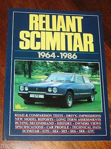 RELIANT SCIMITAR 1964-86 GTE SE4 SE5 SE8 GTC r/t's hist NEW! FREE POST AUSTRALIA - Picture 1 of 3