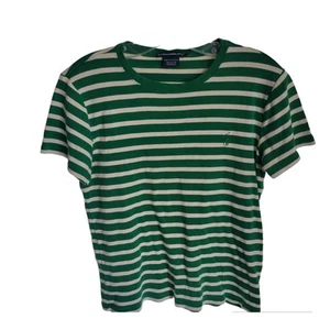 Ralph Lauren Sport Childs Green and White Striped sheet Size XL - Picture 1 of 9