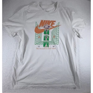 Nike Camisa Camiseta Alien Abducción Gráfica Camiseta Para Hombres L Blanca Camiseta Cuello Redondo - Imagen 1 de 5