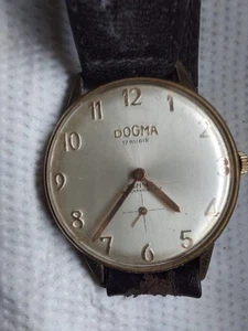 Dogma Orologio Da Polso Vintage Da Uomo A Carica Manuale - Foto 1 di 2