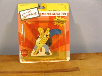 LOS SIMPSON METAL CLICK TOY TANGO DANCE KLICK-ITZ SERIE UNO 2002 Foto 1 de 3