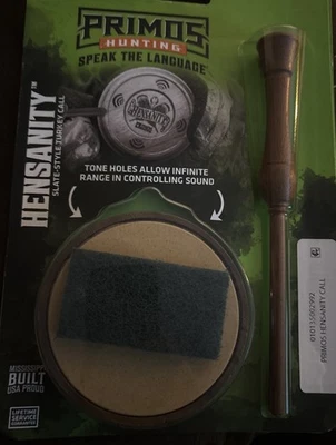 NEW Turkey Pot Call PRIMOS HENSANITY Hunting Tone Control Hardwood Free Ship - Image 1 of 4
