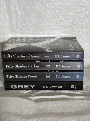 Fifty 50 Shades of Grey Book Set W/ Grey By E L James Paperback - Image 1 of 2