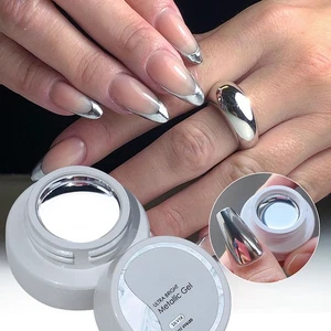 Nail Mirror Metal Glue French Painting Pull Line Painted Nail Polish Glue - Picture 1 of 9