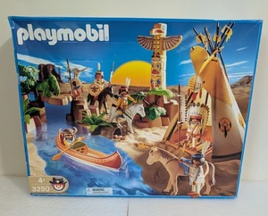 Playmobil Artikel # 3250 Indianerlager Jahr 2001 Made in Germany Neu! - Bild 1 von 21