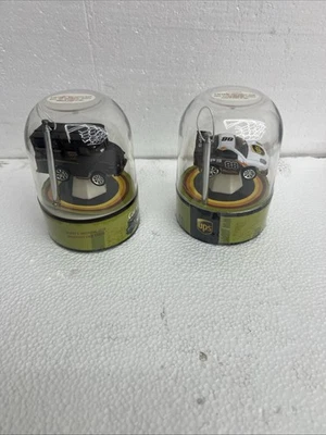 Mini par de control remoto coche vs camión metal fundido a presión en embalaje original Foto 1 de 4