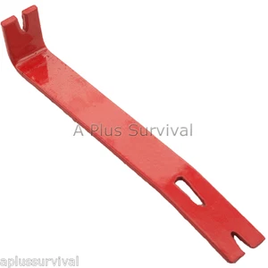 8" Flat Pry Bar - Lifting, Prying & Nail Pulling - Emergency Survival Kit Tool - Bild 1 von 1