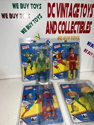 Figures Toy Company Superman/Aquaman/Green Arrow/Shazam DC COMICS Series 1 Set - Image 1 of 4