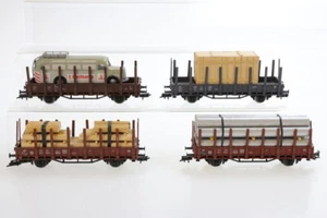H0 Roco DB ÖBB CFL Rungenwagen Güterwagen DC Konvolut N41 - Bild 1 von 4