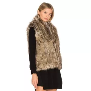 Joie Pruce Reversible Piel Imitada Chaleco Chaqueta Para Mujer Ropa Exterior S - Imagen 1 de 14
