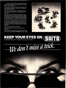 Saito 4 Cycle RC Engines Print Ad Wall Art Decor - Picture 1 of 1