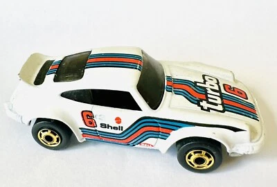 Hot Wheels 1980 Vintage The Hot Ones Porsche P-911 Turbo 6 White Hong Kong HK - Image 1 of 4