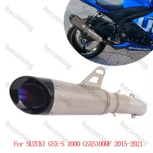 Exhaust Link Pipe Muffler Slip on For SUZUKI GSX-S 1000 GSXS1000F 2015-2025 Loud - Foto 1 di 4