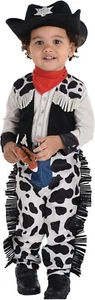 Western Cowboy Sheriff Halloween Toddler Costume Size Infant 3-6 Months - Picture 1 of 4