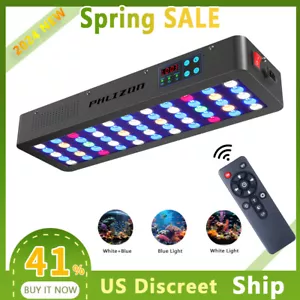 Phlizon Led Marine Aquarium Light Full Spectrum for Saltwater Reef Coral LPS/SPS - Picture 1 of 12