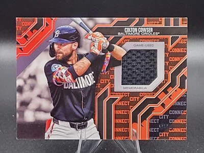 2025 Topps Series 1 City Connect Colton Cowser #CC-CC Game-Used Relic - Image 1 of 2