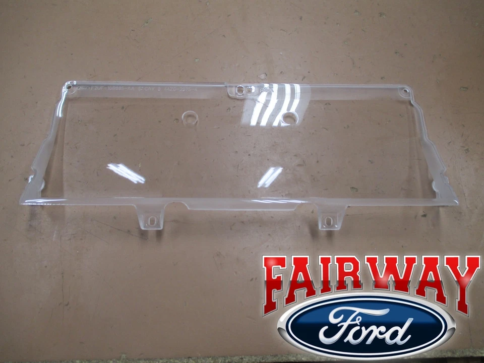OEM F2UZ10887A Dashboard Instrument Cluster Lens Cover Clear Direct Fit for Ford