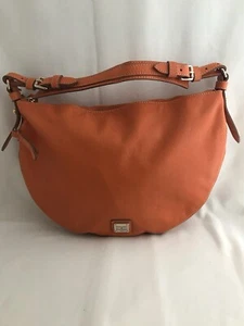 🌞NWT Authentic Vintage Dooney & Bourke Luna Orange Satchel🌞 - Picture 1 of 10