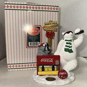 Vintage 1998 Coca-Cola "On the Road to Adventure" Polar Bear North Pole - Picture 1 of 2