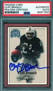 Cliff Branch PSA DNA Signed 2000 Fleer Greats of The Game Autograph - Picture 1 of 1