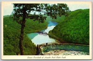 Postal West Virginia Scenic Overlook at Hawks Nest State Park EE. UU. 60 - Imagen 1 de 2