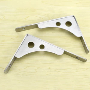 Solid Thickening Stainless Steel Triangular Support Bracket Wall Shelf Mounted - Picture 1 of 11