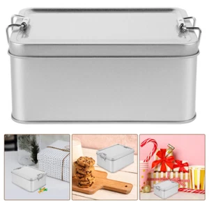 Storage Box Tinplate Containers With Lids Cookie Jars Bridesmaid - Picture 1 of 12