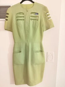 VESTIDO DE MODA ÚNICO VERDE THIERRY MUGLER - Imagen 1 de 7