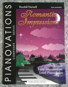 Romantic Impressions 11 Early Intermediate Piano Solos Randall Hartsell - Picture 1 of 1