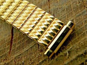 Vintage NOS Unused Gilden Micron Plated Expansion Watch Band 10mm-14mm Ladies - Picture 1 of 4