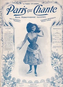 Paris qui chante, revue hebdomadaire , n°1 , 24/01/1903 (1ère année) - Picture 1 of 1