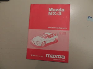 Mazda MX-3 Schaltpläne Werkstatthandbuch 04.1996 Verkabelungsdiagramm - Picture 1 of 8