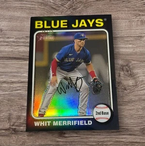 2024 Topps Heritage High Number - #359 Whit Merrifield Black Border Chrome /75 - Picture 1 of 2